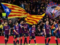 巴塞罗那西甲击败瓦伦西亚费兰托雷斯破门(巴塞罗那对瓦伦西亚聚胜顽球汇)